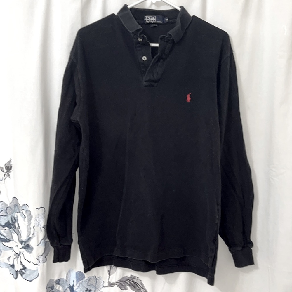 Black Ralph Lauren Polo Long Sleeve